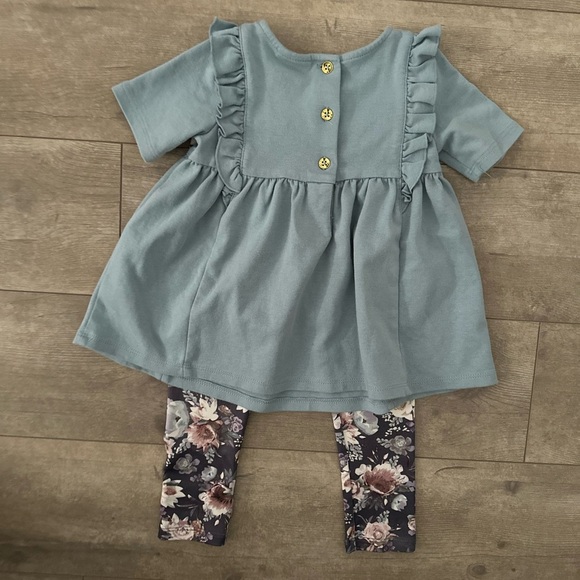 Rachel Zoe Girls Lace Detailed Dress/Tunic & Bonus Rachel Zoe Floral Silky Pants - Picture 8 of 12